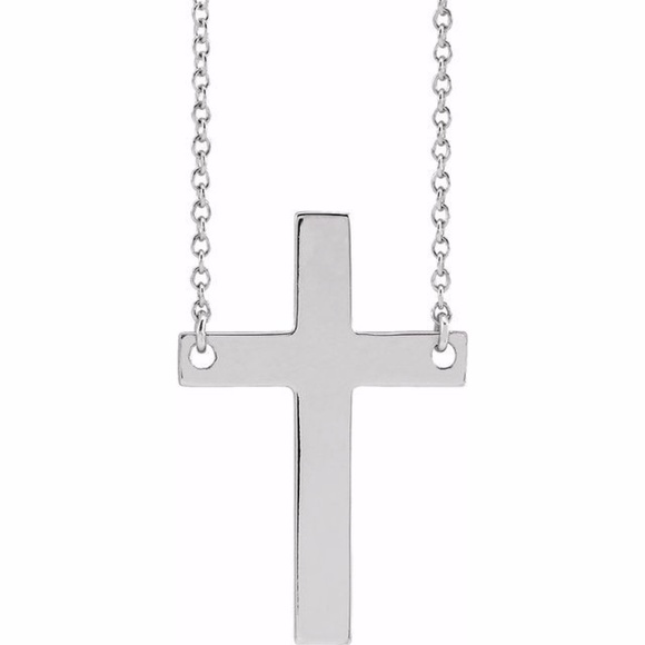Jewelry - Sterling Silver Cross 18" Necklace